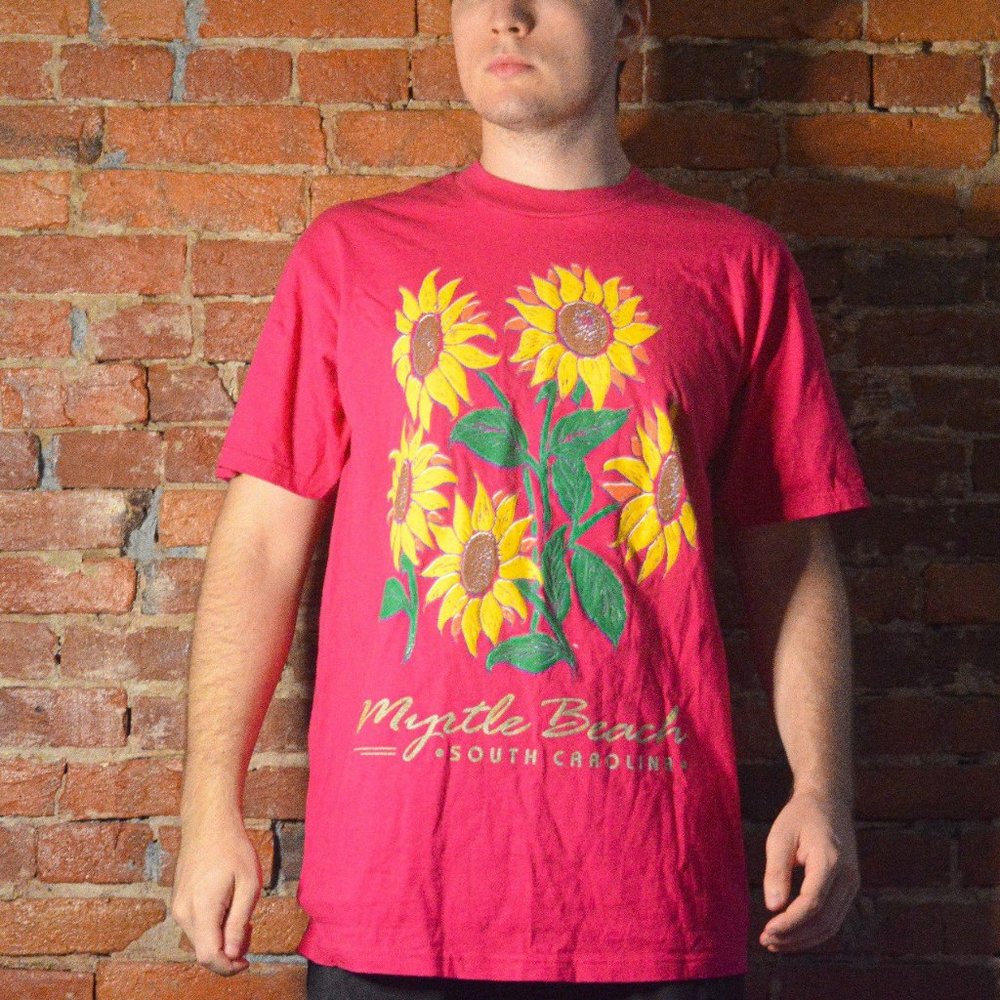 Vintage Myrtle Beach Sunflowers Shirt